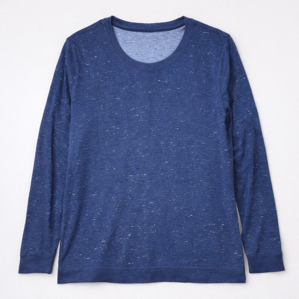 Lululemon Heathered Blue Long Sleeve Running Shirt Mens Large